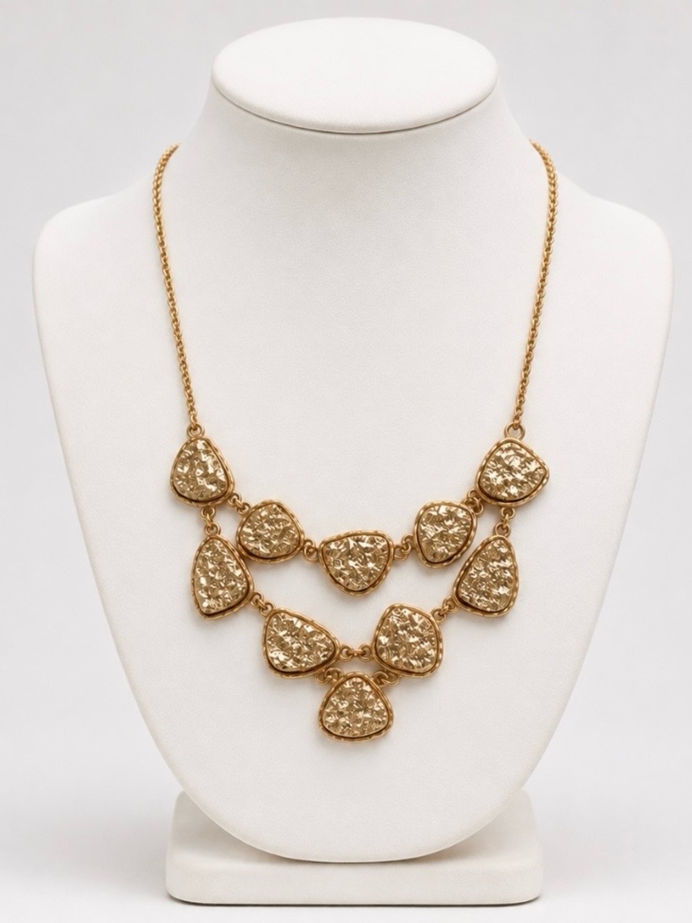 Gold Statement Layered Necklace